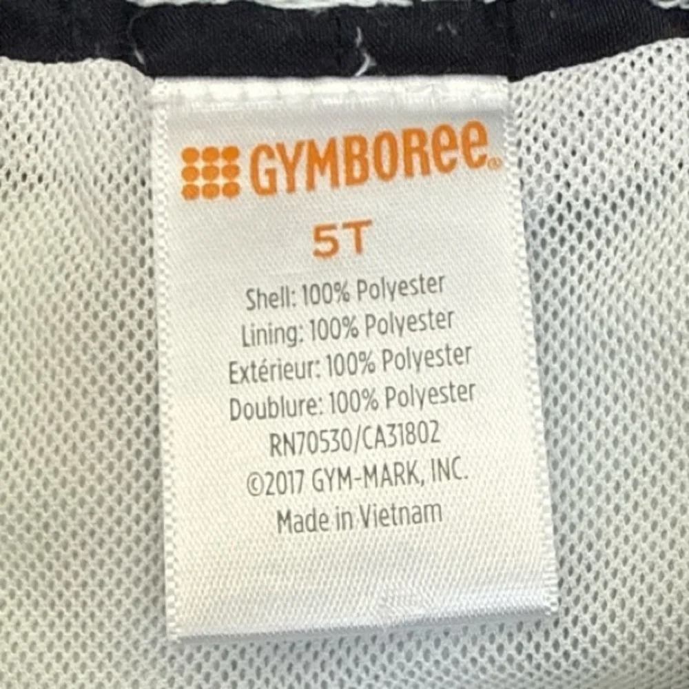 Gymboree Blue Shark Swim Trunks Boys 5T Drawstring Lined Board Shorts - Picture 4 of 13